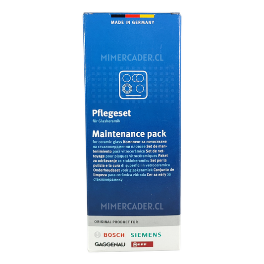 Pack Mantención Vitrocerámica e Inducción Bosch - contenido