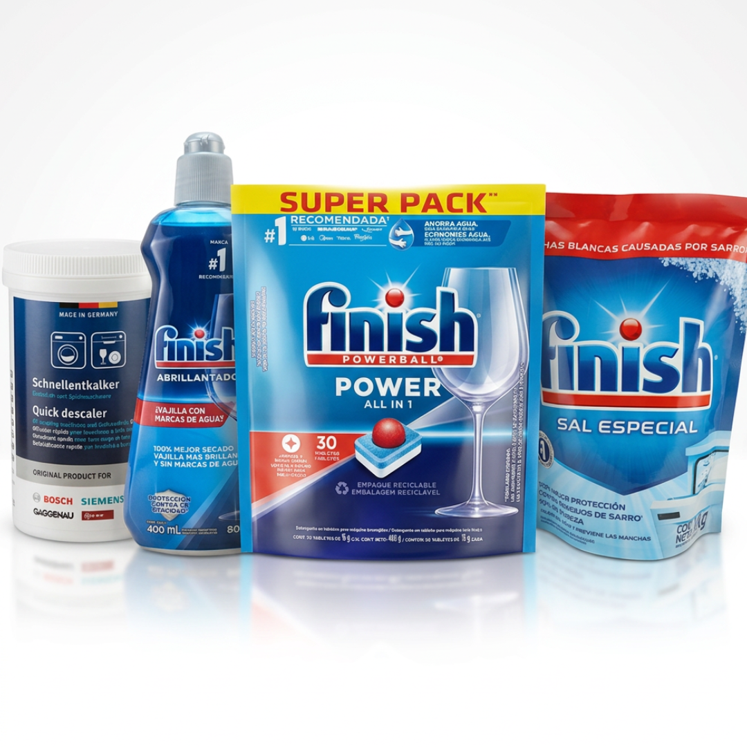 Pack Descalcificante Bosch y Finish