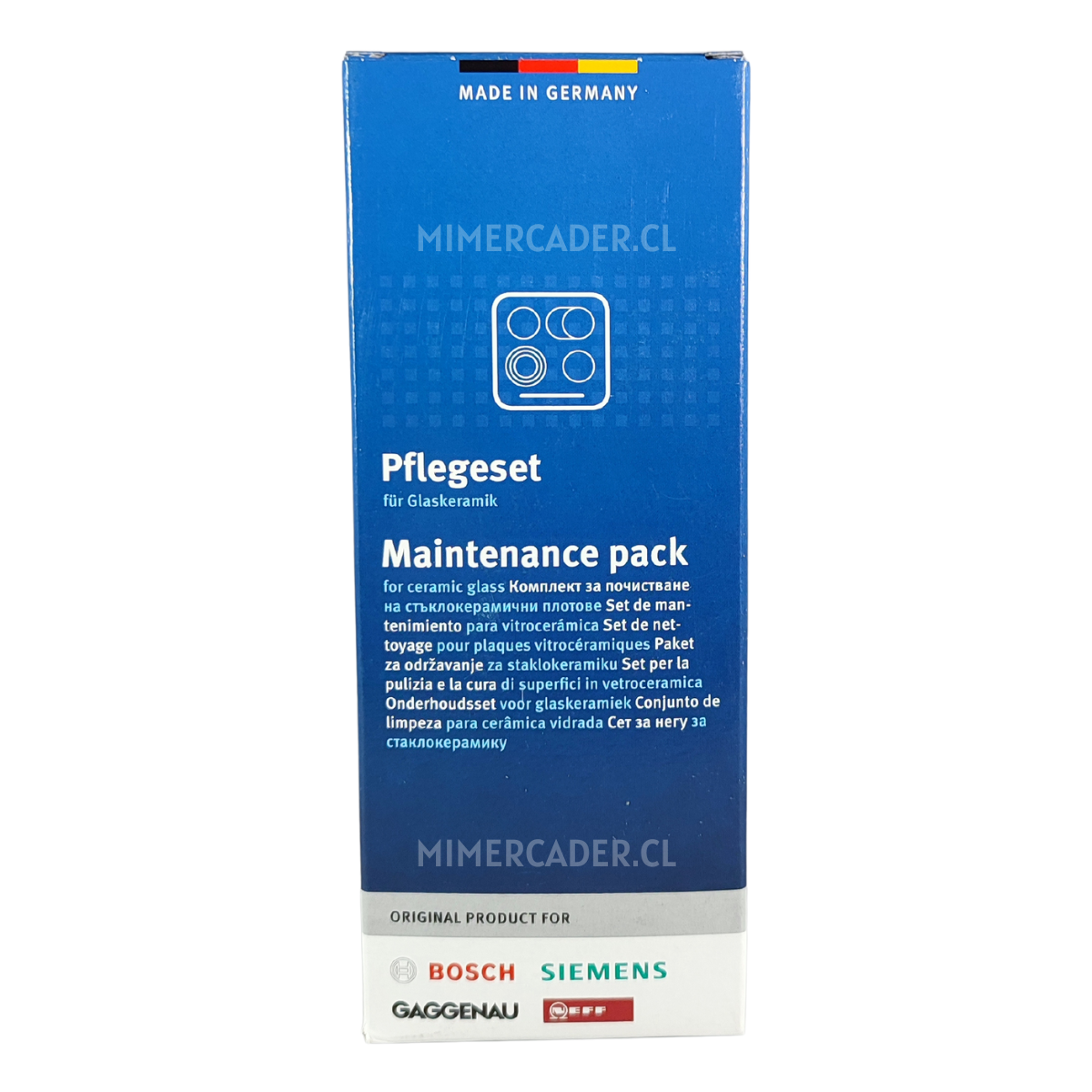 Pack Mantención Vitrocerámica e Inducción Bosch - contenido