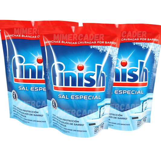 Pack Sal Lavavajillas Finish 3 Kg